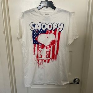 Peanuts Snoopy Americana Tee - Sizes Small & Medium